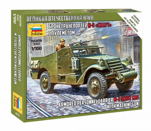 Soviet M-3 Scout Car with Machine Gun - SNAP 1/100