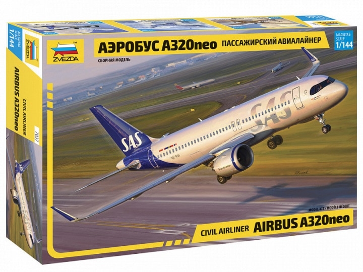 Airbus A320NEO w. SAS new livery decal 1/144