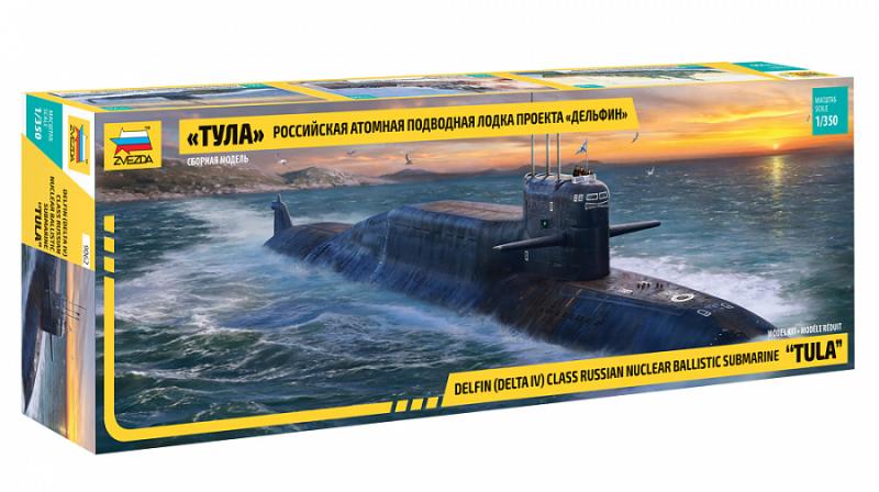 Delfin (Delta IV) Class Russian nuclear ballistic submarine "TULA" 1/350