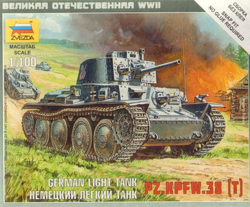 German 38T Tank 1/100
