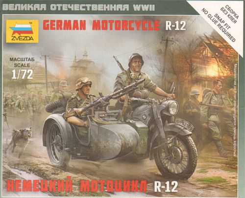 German Motorcycle BMW R-12 1/72