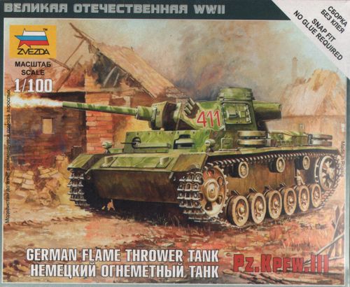 Panzer III Flamethrower Tank 1/100