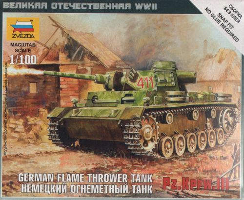 Panzer III Flamethrower Tank 1/100