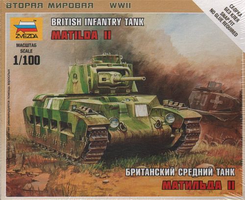 British Matilda Tank 1/100