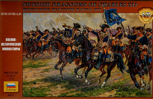 Svenska Dragoner 1700-1800 talet 1/72