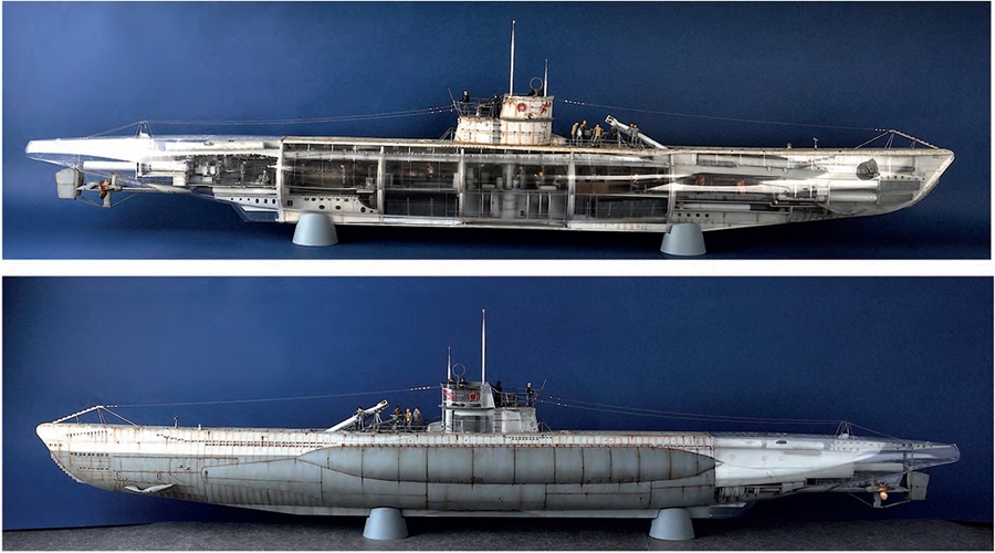 DKM U-Boat Type VIIC U-552 1/48 DKM U-Boat Type VIIC U-552 1/48