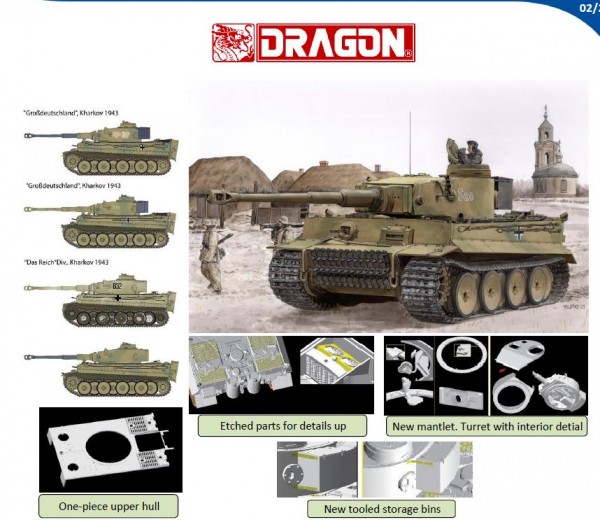 Tiger I Early Production Battle Of Kharkov Border Model | N° BT-034 | 1:35