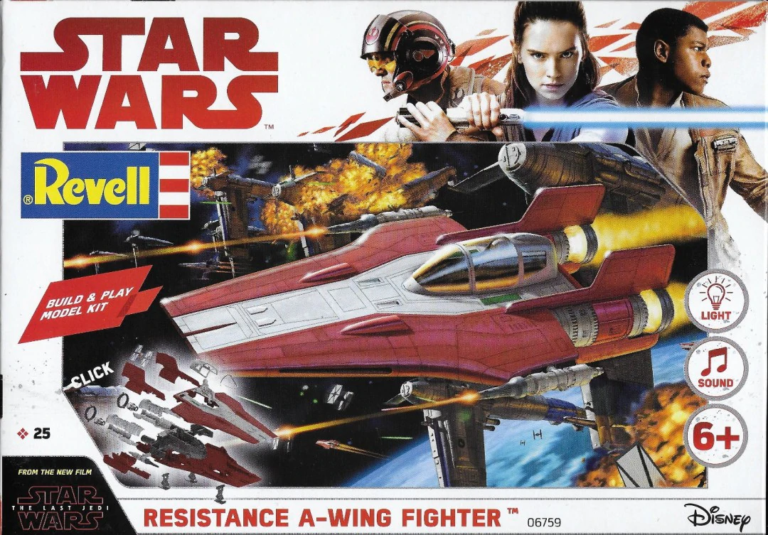 Star Wars Resistance A-Wing Fighter 1/44