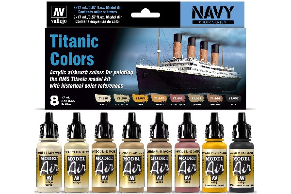 Navy Color Set Titanic Colors