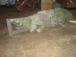 Maskeringsnät med ställning