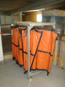 Oljeläns ca 25 m utan  ställning