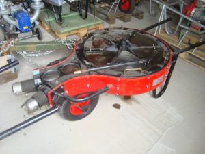 Hydraulisk pump för oljeförorenat vatten mm