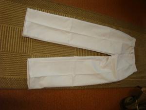 Vita långbyxor Nato marinen