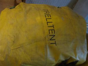 Trelletent.  Uppblåsbart tält