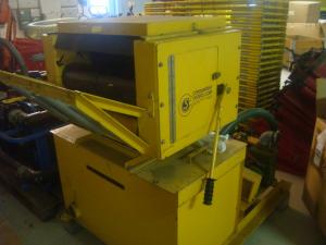 Slangpress för avvattning av slang