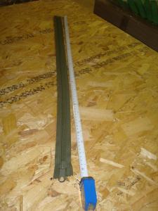 Dragkedja   ´grön  plast 80 cm