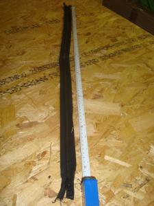 Dragkedja   mässing  svart  80 cm