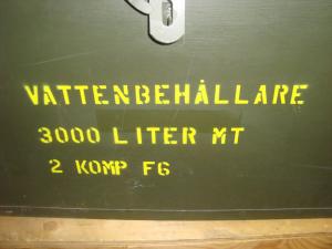 Vattenbehållare (hopvikbar 3000L)