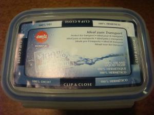 Helt vatten o lufttäta förvaringsburkar 