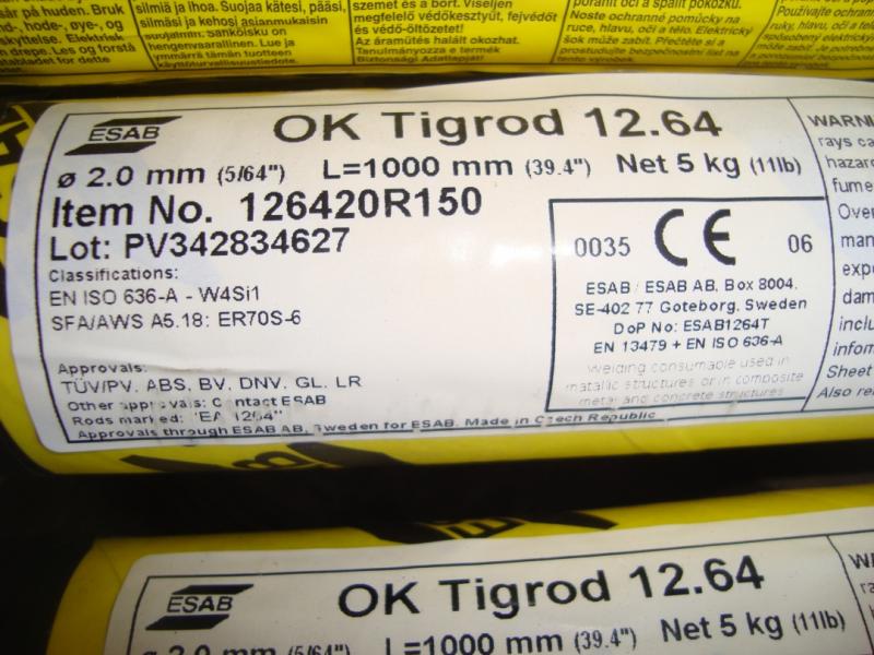 Esab Tigrod 12.64 2,0mm 5kg