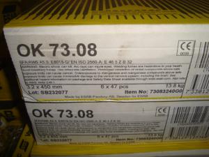 Esab Svetselektroder  ok 73.08 3,2 mm hel kartong 14kg