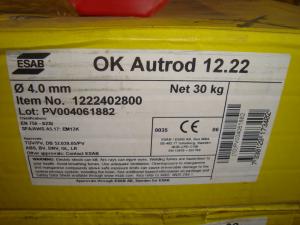 Esab Autorod 12.22  4,0mm 30 kg/rlr