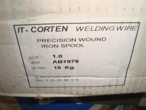 Svetstråd IT corten 1,0mm 16kg/rlr
