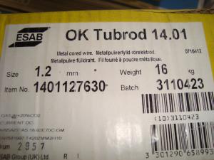Esab tubrodur 14.01 1,2mm 16 kg