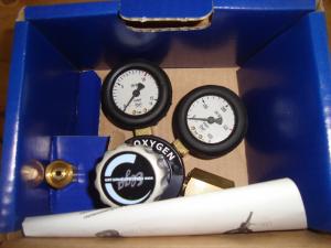 Gassvets! Gasregulator Oxygien!