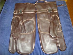 Trefingerhandskar Skinn! 