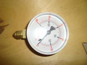 Manometer  vacum till -1kg gänga neråt