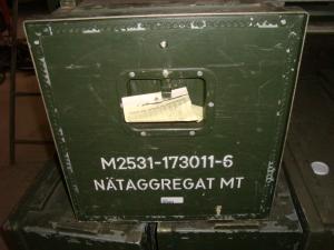 Nätaggregat i orginallåda från svenska försvaret!