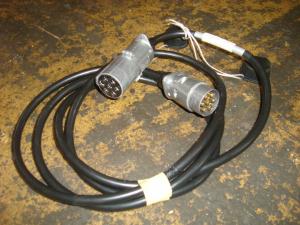 Komplett övergång för belysning !  Från trailerkoppling till vanlig släpvagnskontakt! 24/12v