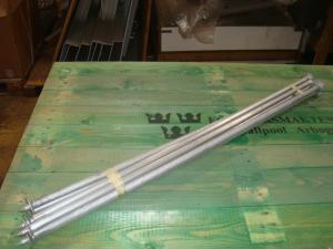 Tillbehör till 12man /tält  Komplett sätt med pinnar i aluminium!
