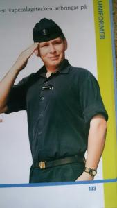 Blå skjorta M 48 Marinen