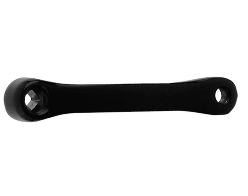 Vevarm vänster aluminium svart 170 mm Diamond