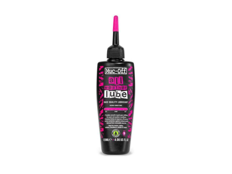 MUC-OFF All Weather Lube 120 ml – Kedjeolja för Alla Väderförhållanden