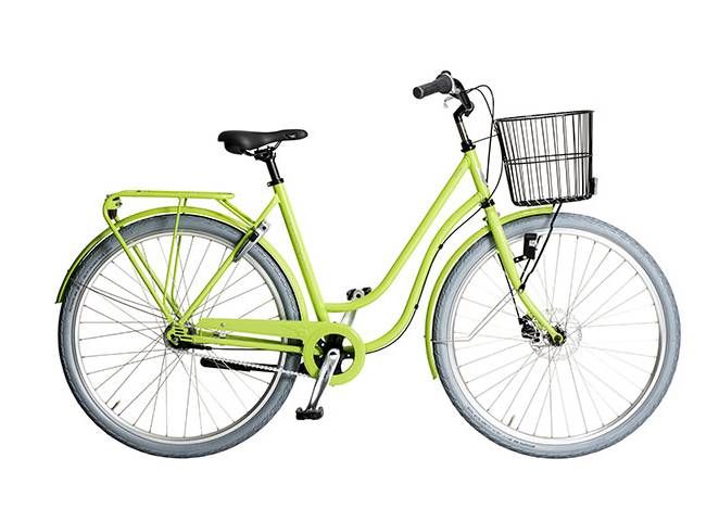 Skeppshult Smile Dam 3 växlar Limegrön