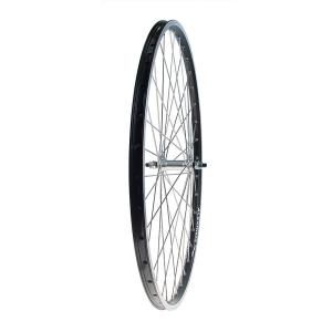 Framhjul 28" 19-622 UNION 3/8". ALEX X2000 dubbelbottnad. aluminium. svart. 36H