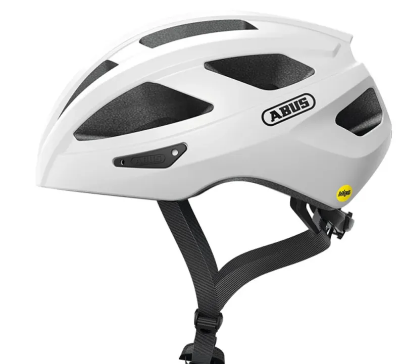 ABUS Macator MIPS Polar White L (58–62 cm)
