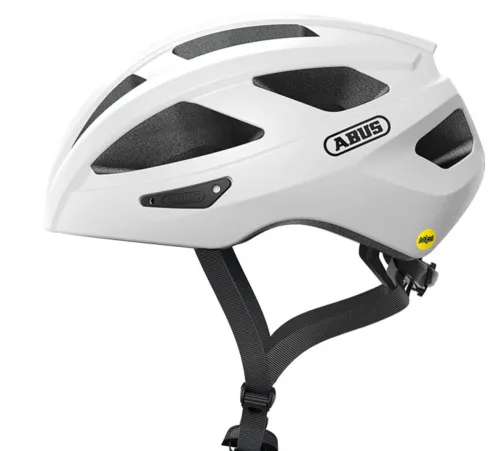 ABUS Macator MIPS Polar White L (58–62 cm)