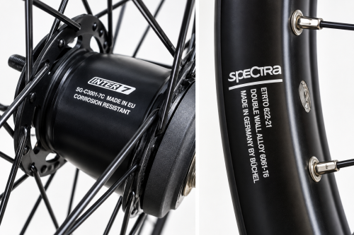 Bakhjul 28" Shimano Nexus 7 växlar med fotbroms – svart