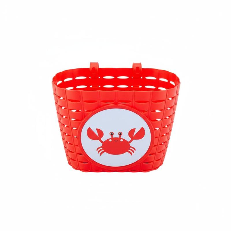Cykelkorg för barn Röd Krabba