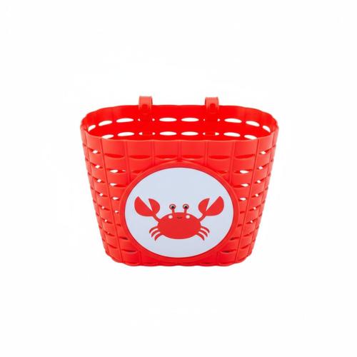 Cykelkorg för barn Röd Krabba