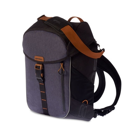 Basil Miles Daypack Skiffer/Svart