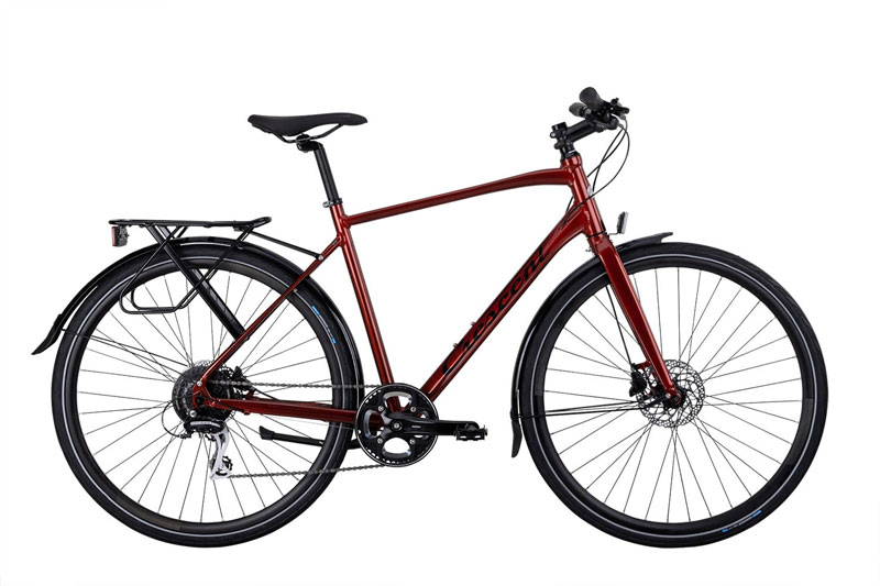 Crescent Röd Crescent Atto Röd – Snabb och sportig hybridcykel för pendling
