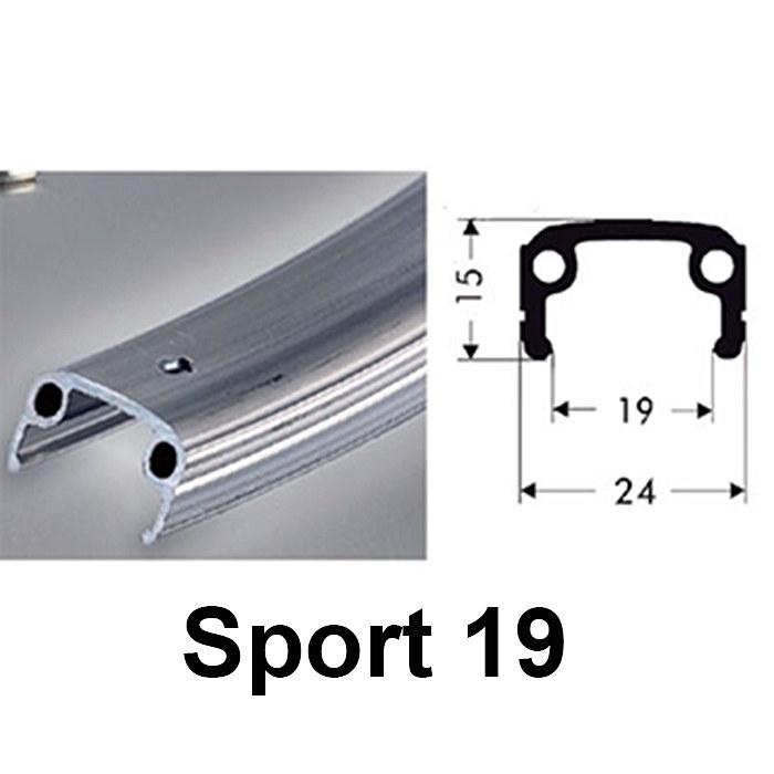 Bakhjul 26" (584) 0-växlar Silver Fotbroms