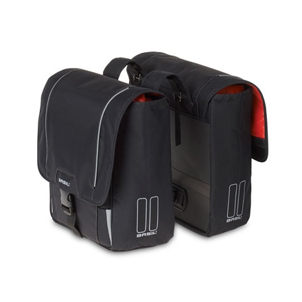 Dubbelväska Basil Sport Design Svart