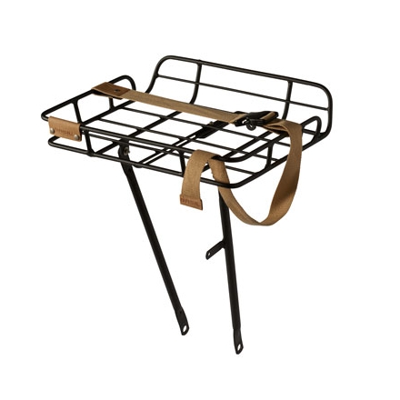 Basil Portland Pakethållare fram Svart