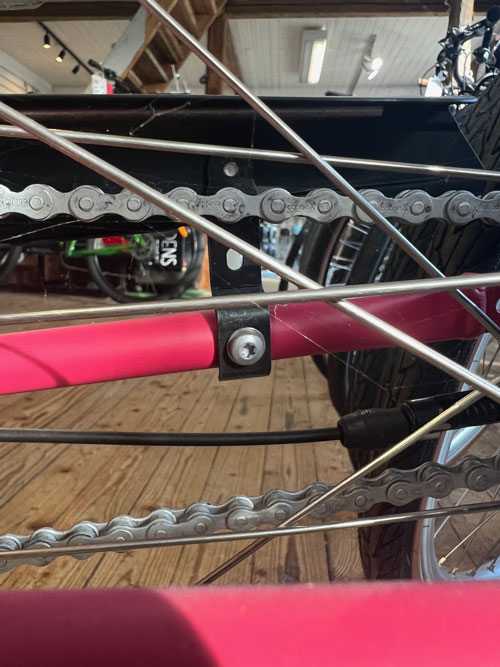 Gaffel och Kedjeskyddsfäste